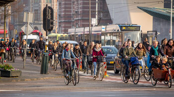 De Metropoolregio Amsterdam loopt vast volgens structurele gedragsverandering in mobiliteit. © Vervoerregio Amsterdam